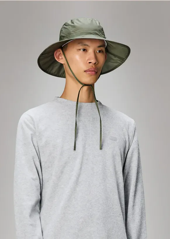 bob boonie hat chapeau deperlant pluie imper rains kaki