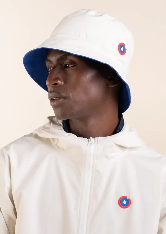 bob imperméable réversible blanc bleu unisexe Flotte France