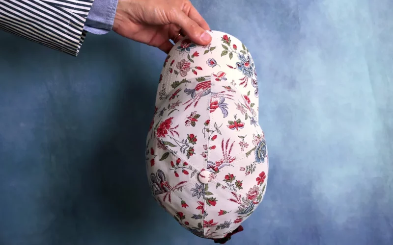 casquette homme baseball cap Cinabre Paris made in France coton lin motifs