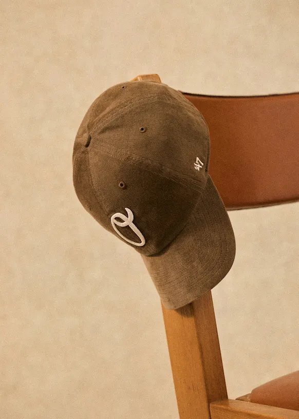 casquettes cap baseball octobre editions 47 collaboration velours marron homme automne