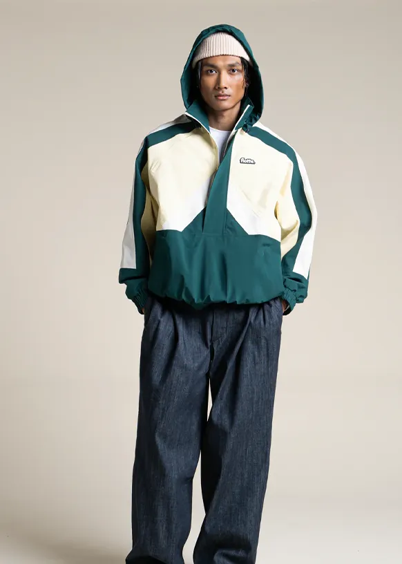 veste impermeable coupe vent eco-responsable flotte vert sapin abbesses polyester recycle