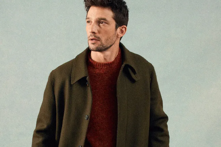 manteau homme laine long responsable Balibaris