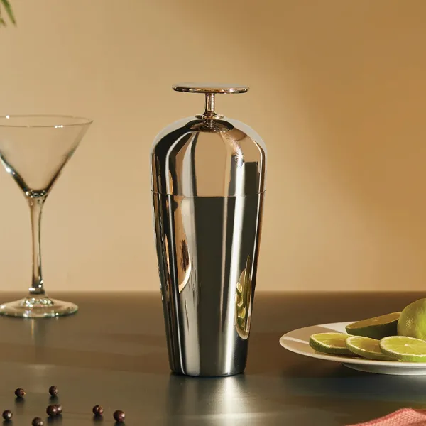 shaker cocktail design Parisienne acier Alessi