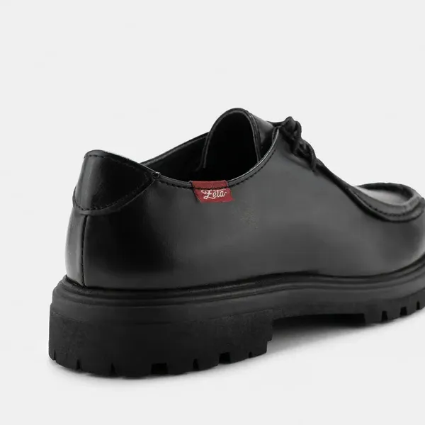 chaussure homme ethique Zeta Saojo alternative Paraboot Michael cuir noir vegetal vegan