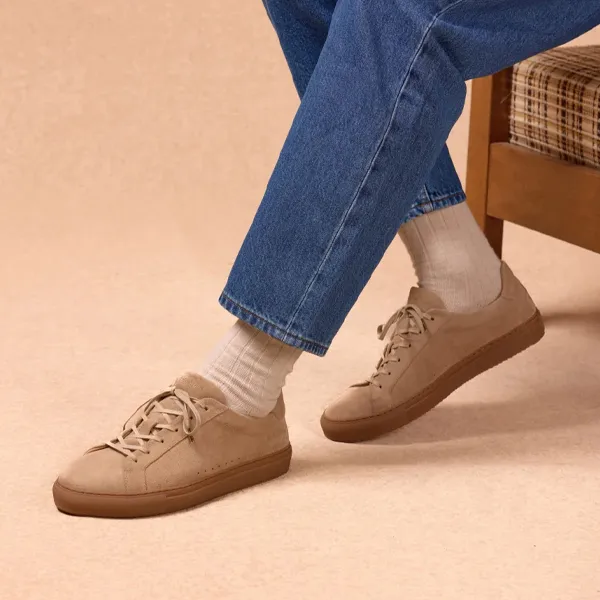 chaussures responsables impermeables pied de biche cuir waterproof Billy V4-taupe