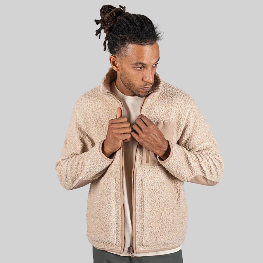 polaire laine Seagle Nomad Merino Fleece beige homme