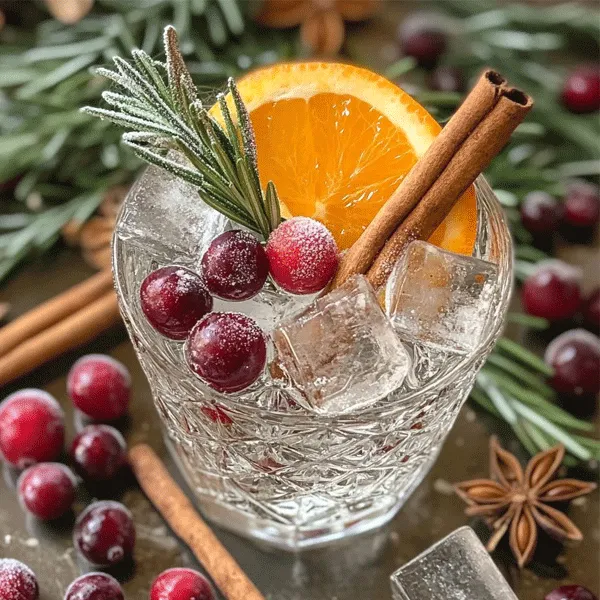 recette cocktail gin tonic epice noel cannelle gingembre
