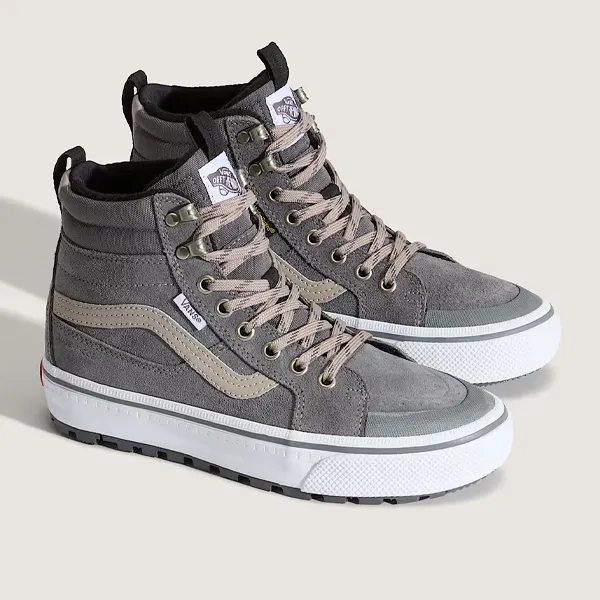 sneakers impermeable waterproof pluie Vans Sk8 Hi MTE montantes gris