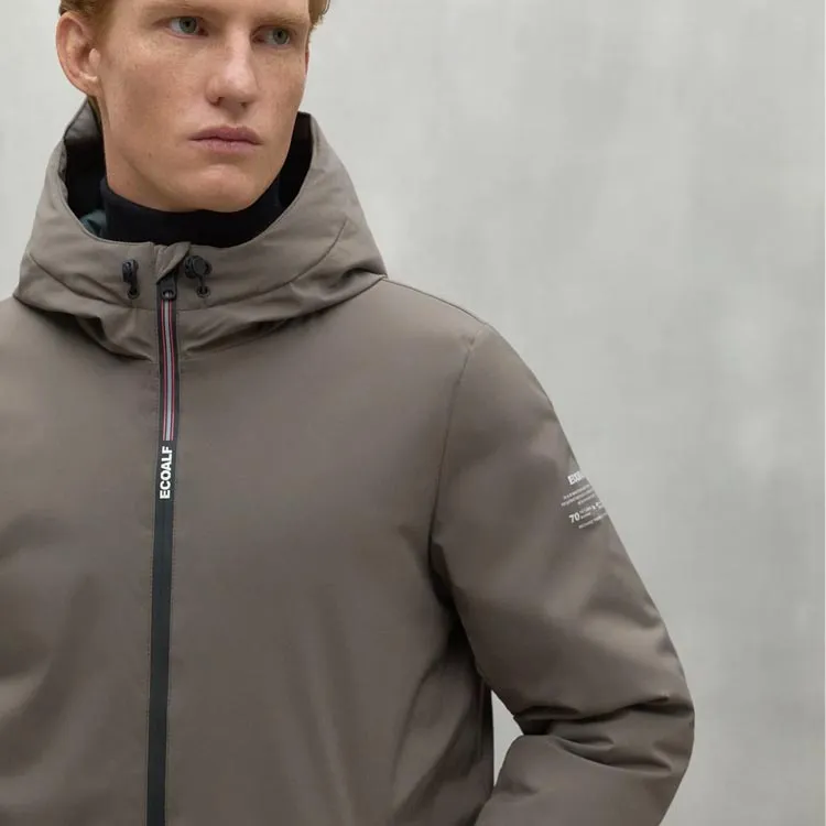parka impermeable manteau mode homme gris Ecoalf